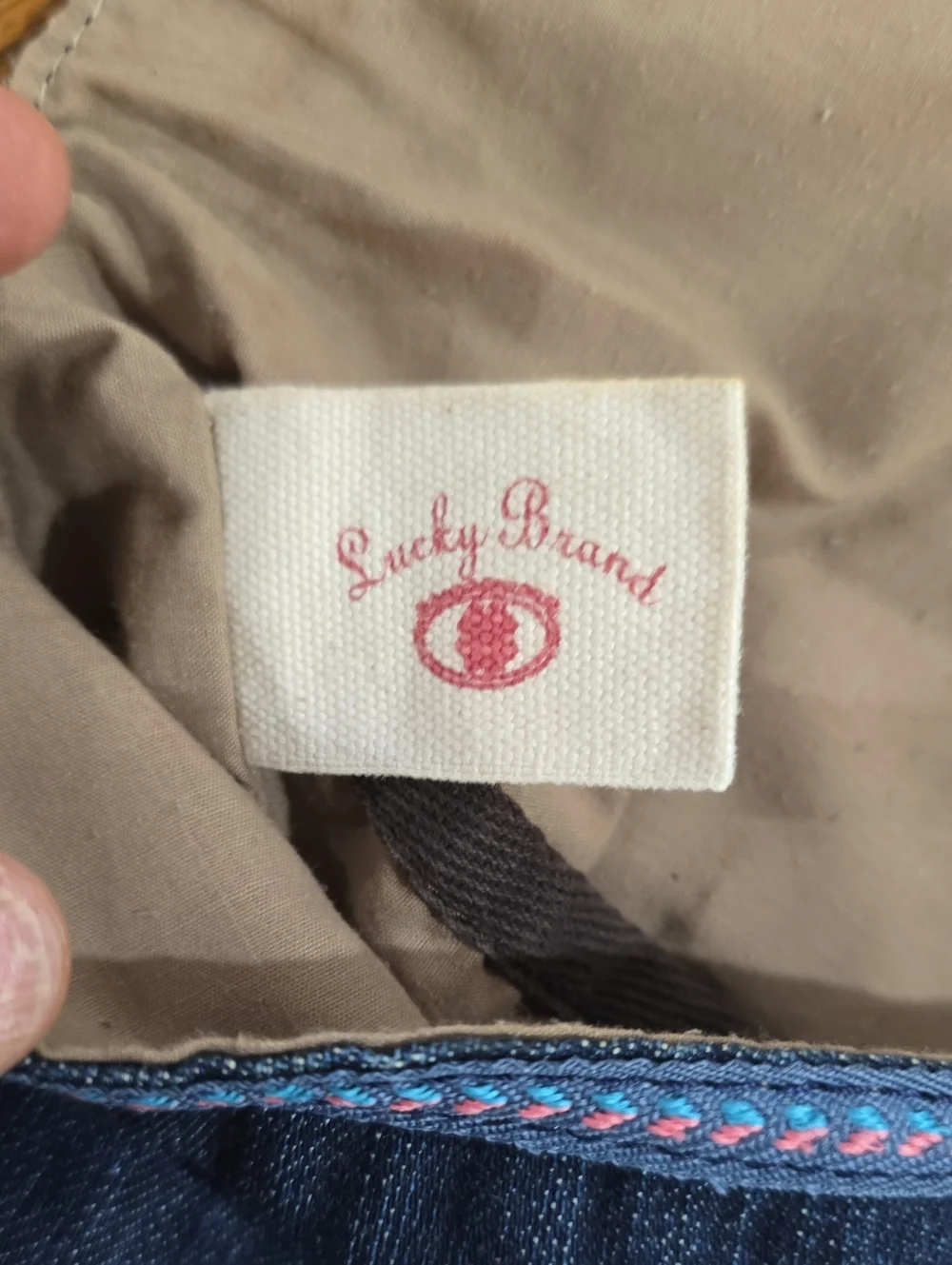 Lucky Brand Vintage Denim Crossbody Bag